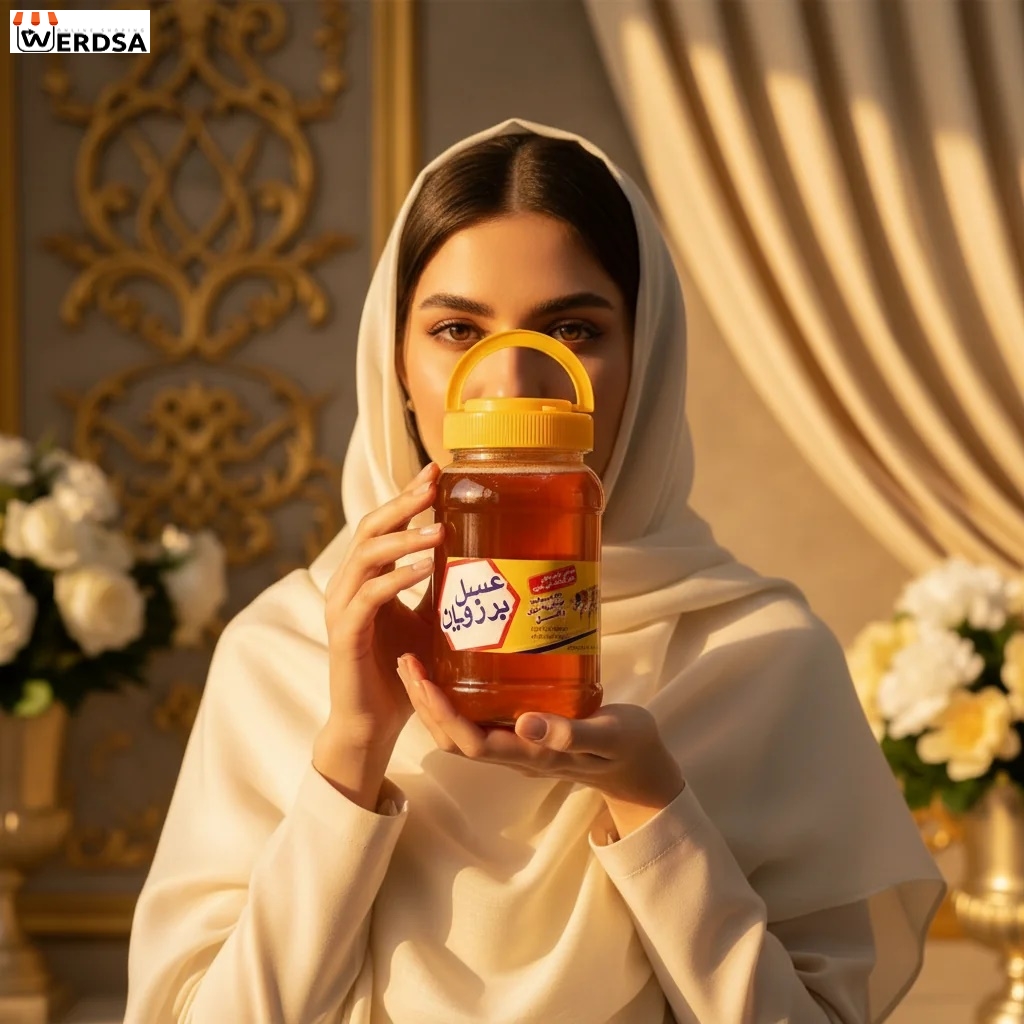 عسل چند گیاه 500 گرمی موم دار