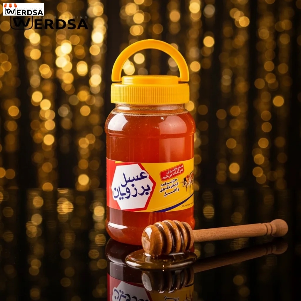 عسل چند گیاه 1 کیلویی خام